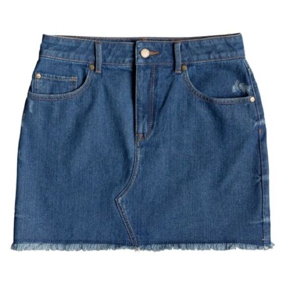 Roxy Icon Denim Mini Skirt NWT Size XL - Picture 5 of 13